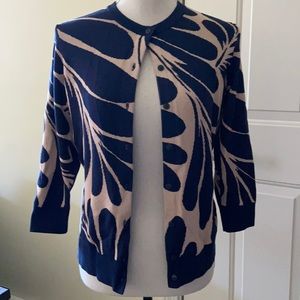 🌟HP🌟 Ann Taylor Abstract Paisley Cardigan (NWT)